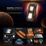 Oukitel WP58 Pro 頑丈スマホ、8GB+256GB、側面指紋認証、6.7インチ Android 15 UMS9621S オクタコア、NFC、OTG、ネットワーク：5G、8GB+256GB