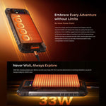 Oukitel WP58 Pro 頑丈スマホ、8GB+256GB、側面指紋認証、6.7インチ Android 15 UMS9621S オクタコア、NFC、OTG、ネットワーク：5G、8GB+256GB