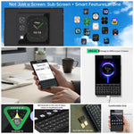 Unihertz Titan 2 QWERTY物理キーボードスマホ、12GB+512GB、指紋認証、4.5インチ＋2インチ Android 15 Dimensity 7300 5G オクタコア、ネットワーク：5G、NFC、OTG