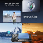 Ulefone Armor 34 Pro+ プロジェクター付き、16GB+512GB、ナイトビジョン、IP68/IP69K 頑丈スマートフォン、6.95インチ Android 15 MediaTek Dimensity 7400X オクタコア、ネットワーク：5G、NFC、OTG、Armor 34 Pro+