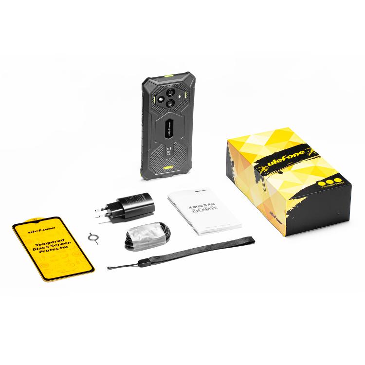 Ulefone RugKing 3 Pro、8GB+128GB、IP68/IP69K 頑丈スマホ、6.56インチ Android 15 Unisoc T7250 オクタコア、ネットワーク：4G、NFC、OTG、RugKing 3 Pro、RugKing 3 Pro、8GB+128GB