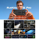 Ulefone RugKing 3 Pro、8GB+128GB、IP68/IP69K 頑丈スマホ、6.56インチ Android 15 Unisoc T7250 オクタコア、ネットワーク：4G、NFC、OTG、RugKing 3 Pro、RugKing 3 Pro、8GB+128GB