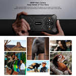 Ulefone RugKing 3 Pro、8GB+128GB、IP68/IP69K 頑丈スマホ、6.56インチ Android 15 Unisoc T7250 オクタコア、ネットワーク：4G、NFC、OTG、RugKing 3 Pro、RugKing 3 Pro、8GB+128GB