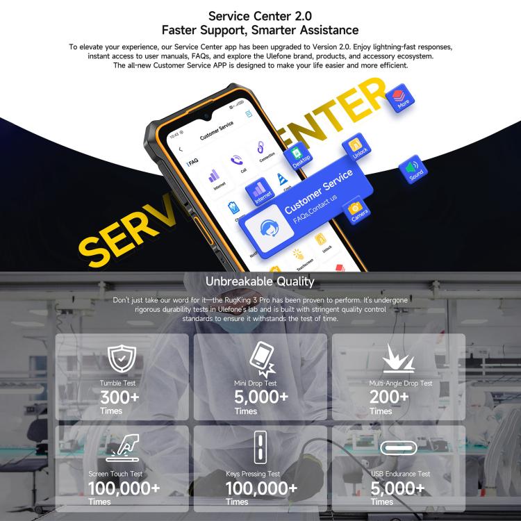 Ulefone RugKing 3 Pro、8GB+128GB、IP68/IP69K 頑丈スマホ、6.56インチ Android 15 Unisoc T7250 オクタコア、ネットワーク：4G、NFC、OTG、RugKing 3 Pro、RugKing 3 Pro、8GB+128GB