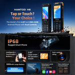 HAMTOD H6 頑丈スマートフォン、3GB+32GB、2.83インチ Android 11 UNISOC SC9832E クアッドコア、ネットワーク：4G、VoLTE、SOS