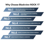 Blackview ROCK 1 頑丈スマホ、8GB+256GB、6.56インチ Android 16 MT6769V/CB Helio G81 オクタコア、ネットワーク：4G、OTG、NFC、ROCK 1 8GB+256GB