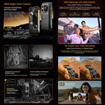 Blackview XPLORE 1 トランシーバー付き頑丈スマホ、12GB+256GB、6.78インチ Android 15 Dimensity 7050 MT8791V/HZA オクタコア、ネットワーク：5G、OTG、NFC、XPLORE 1 トランシーバー 12GB+256GB