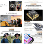 Blackview XPLORE 2 衛星通信対応、16GB+1TB、6.73インチ Android 15 Dimensity 8300 MT6897 オクタコア、ネットワーク：5G、OTG、NFC、XPLORE 2 衛星通信 16GB+1TB