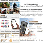 Blackview XPLORE 2 衛星通信対応、16GB+1TB、6.73インチ Android 15 Dimensity 8300 MT6897 オクタコア、ネットワーク：5G、OTG、NFC、XPLORE 2 衛星通信 16GB+1TB