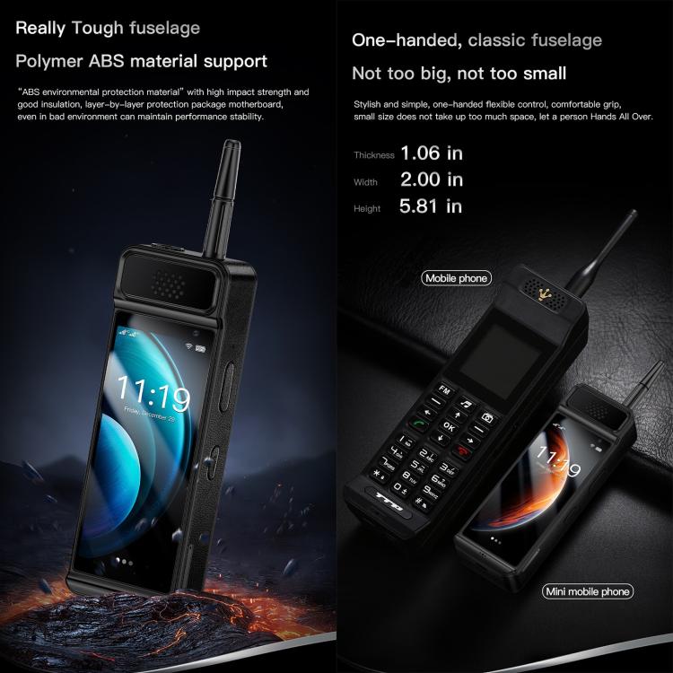 SOYES W88 Pro、4GB+64GB、4600mAhバッテリー、4.0インチ Android 12 MTK6739CW クアッドコア、ネットワーク：4G、OTG、デュアルSIM、W88 Pro、4GB+64GB