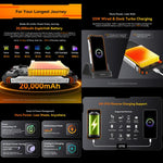 Blackview Oscal TANK 1、12GB+256GB、6.78インチ Android 15 DokeOS 4.2 Mediatek Dimensity 7050 オクタコア、ネットワーク：5G、OTG、NFC、12GB+256GB