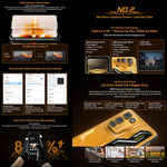 Blackview Oscal FORT 5、12GB+256GB、6.78インチ Android 16 Mediatek MT8781 Helio G100 オクタコア、ネットワーク：4G、OTG、NFC