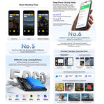 Blackview WAVE 10、8GB+256GB、6.88インチ Android 16 Unisoc UMS9230E オクタコア、ネットワーク：4G、OTG、WAVE 10、8GB+128GB
