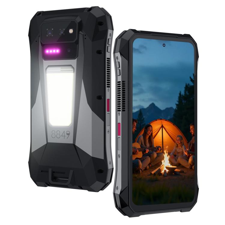 Unihertz 8849Tank X プロジェクター堅牢スマホ、16GB+512GB、側面指紋認証、ナイトビジョン、6.78インチ Android 15 MediaTek Dimensity 8200 オクタコア、ネットワーク：5G、NFC、Tank X 16GB+512GB