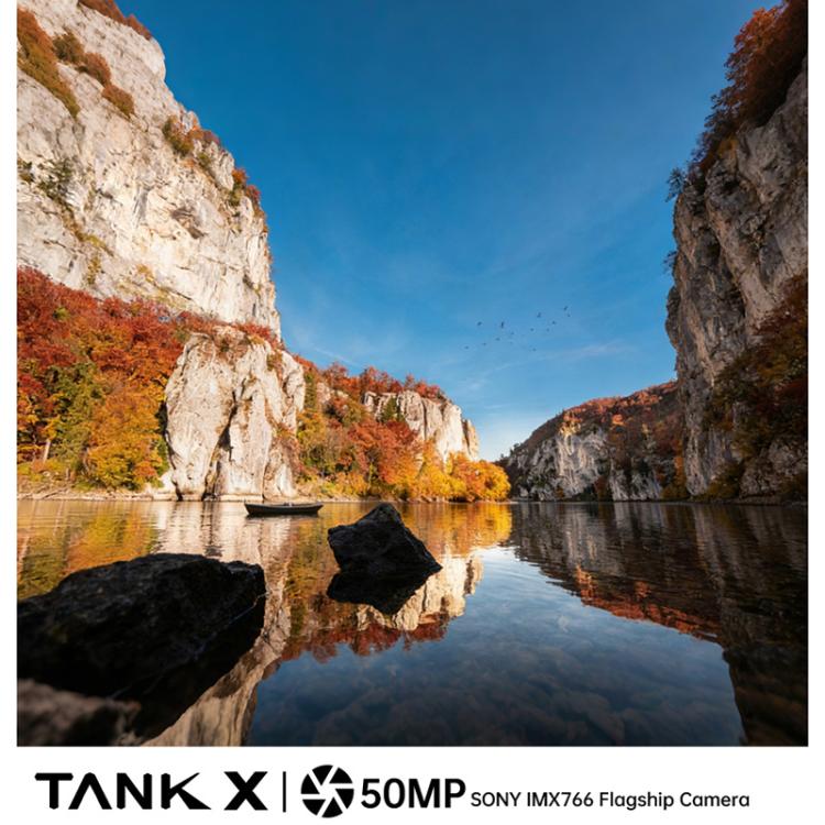 Unihertz 8849Tank X プロジェクター堅牢スマホ、16GB+512GB、側面指紋認証、ナイトビジョン、6.78インチ Android 15 MediaTek Dimensity 8200 オクタコア、ネットワーク：5G、NFC、Tank X 16GB+512GB