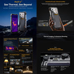 Blackview Oscal Pilot 6 サーマル堅牢スマホ、12GB+256GB、ナイトビジョンカメラ、6.78インチ Android 16 MediaTek MT8781 Helio G100 オクタコア、ネットワーク：5G、OTG、NFC