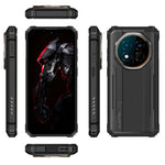 Oukitel G6 ラギッドフォン、4GB+128GB、指紋認証、10600mAhバッテリー、6.52インチ Android 16.0 Unisoc T615 オクタコア、NFC、OTG、ネットワーク：4G、4GB+128GB