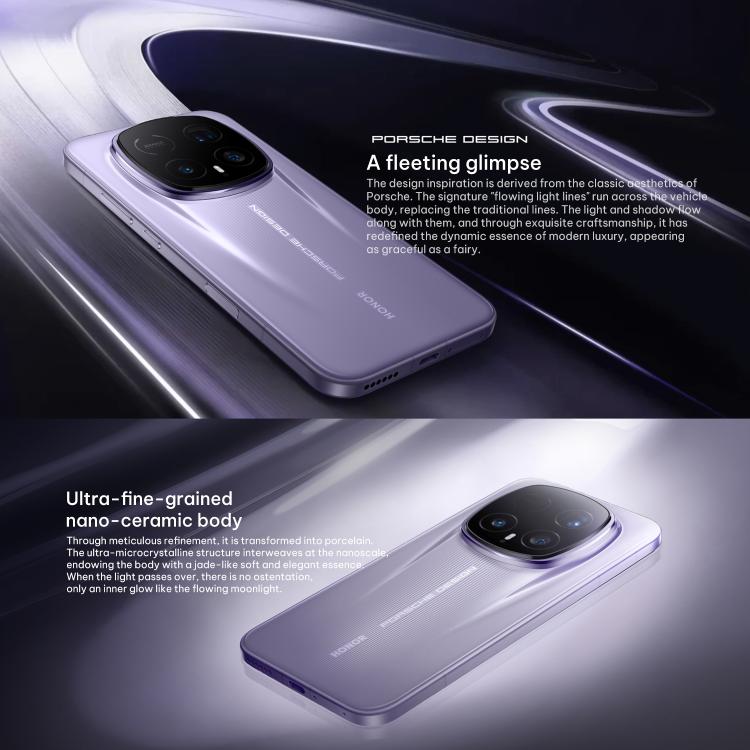 Honor Magic8 RSR Porsche Design、16GB+512GB、3D超音波指紋認証、6.71インチ MagicOS 10.0 / Android 16 Snapdragon 8 Elite Gen 5 オクタコア、ネットワーク：5G、NFC、OTG、16GB+512GB