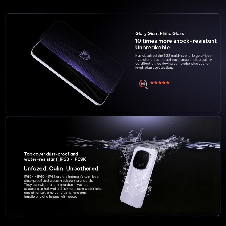 Honor Magic8 RSR Porsche Design、24GB+1TB、3D超音波指紋認証、6.71インチ MagicOS 10.0 / Android 16 Snapdragon 8 Elite Gen 5 オクタコア、ネットワーク：5G、NFC、OTG、24GB+1TB