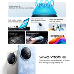 vivo Y300i、12GB+512GB、Face ID / 側面指紋認証、6.68インチ Android 15 OriginOS 5 Snapdragon 4 Gen 2 オクタコア、OTG、NFC、ネットワーク：5G、12GB+512GB