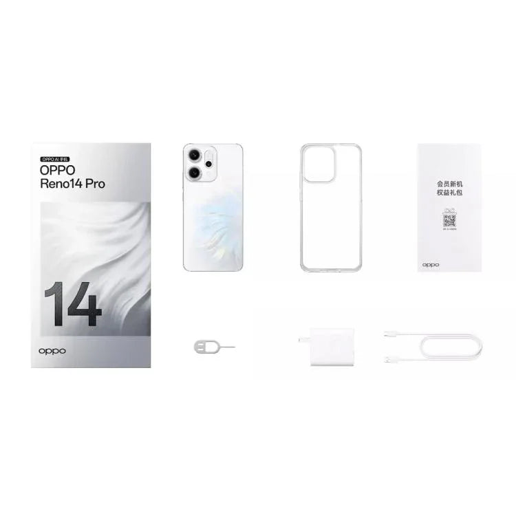 OPPO Reno14 Pro AIフォン、16GB+1TB、画面指紋認証、6.83インチ ColorOS 15.0 Dimensity 8450 オクタコア、NFC、OTG、ネットワーク：5G、16GB+1TB