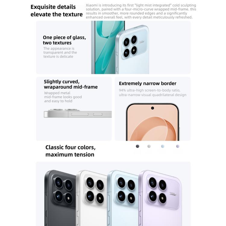Xiaomi Redmi K90、16GB+1TB、6.59インチ Xiaomi HyperOS 3 Snapdragon 8 Elite オクタコア、NFC、ネットワーク：5G、16GB+1TB