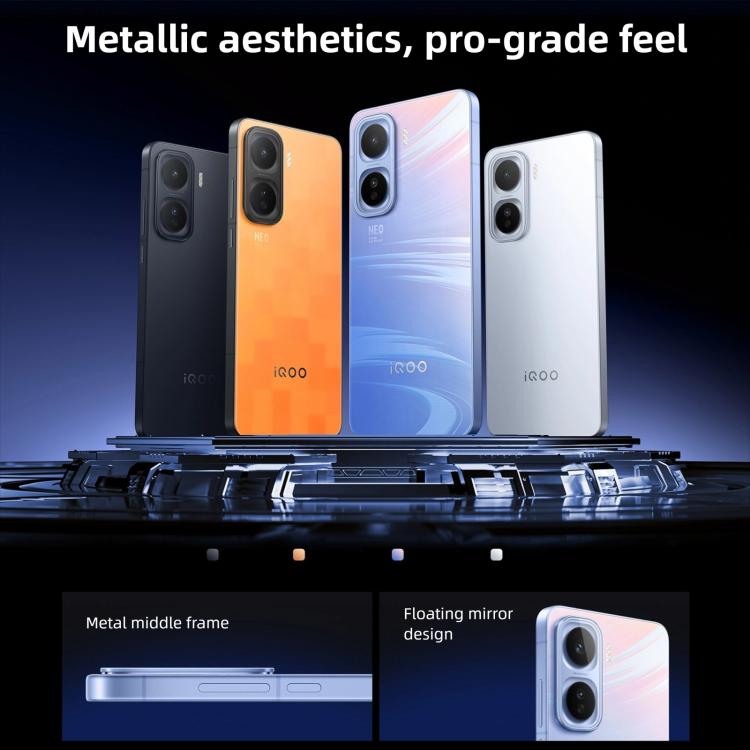 vivo iQOO Neo11、12GB+256GB、顔認証 / 画面指紋認証、6.82インチ Android 16 OriginOS 6 Snapdragon 8 Elite オクタコア、OTG、NFC、ネットワーク：5G、iQOO Neo11、12GB+256GB