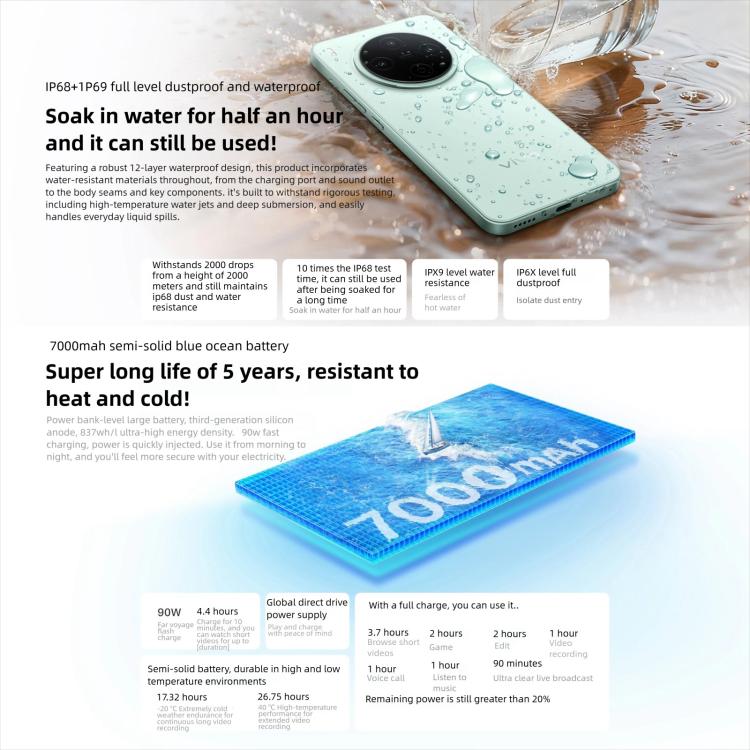 vivo Y500 Pro、8GB+256GB、6.67インチ Android 16 OriginOS 6 Dimensity 7400 オクタコア、OTG、NFC、ネットワーク：5G、8GB+256GB