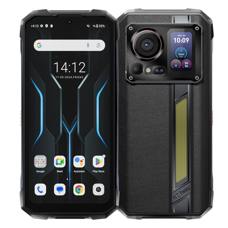 HOTWAV Hyper 7 Pro 頑丈スマートフォン、16GB+256GB、10800mAh、6.6インチ Android 14 MediaTek Dimensity 7050 5G、ネットワーク：5G、OTG、NFC