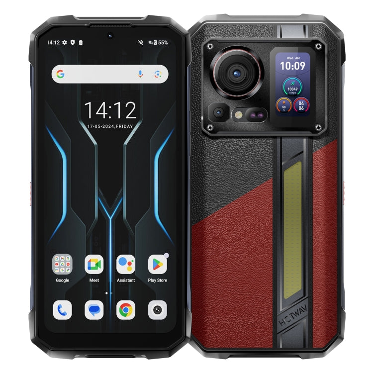 HOTWAV Hyper 7 Pro 頑丈スマートフォン、16GB+256GB、10800mAh、6.6インチ Android 14 MediaTek Dimensity 7050 5G、ネットワーク：5G、OTG、NFC