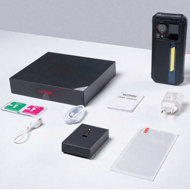 HOTWAV Hyper 7 Pro 頑丈スマートフォン、16GB+256GB、10800mAh、6.6インチ Android 14 MediaTek Dimensity 7050 5G、ネットワーク：5G、OTG、NFC