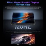 HOTWAV Hyper 7 Pro 頑丈スマートフォン、16GB+256GB、10800mAh、6.6インチ Android 14 MediaTek Dimensity 7050 5G、ネットワーク：5G、OTG、NFC