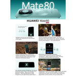 HUAWEI Mate 80、12GB+256GB、側面指紋認証、6.75インチ HarmonyOS 6.0 Kirin 9020、NFC、OTG、Google Play非対応、12GB+256GB