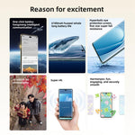 HUAWEI Enjoy 70X プレミアムエディション、8GB+256GB、画面指紋認証、6.78インチ HarmonyOS 4.2 Kirin 8000、ネットワーク：4G、OTG、NFC、Google Play非対応、8GB+256GB