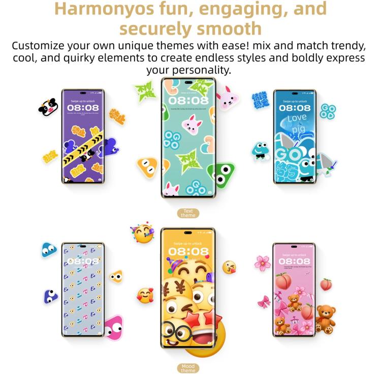 HUAWEI Enjoy 70X プレミアムエディション、8GB+512GB、画面指紋認証、6.78インチ HarmonyOS 4.2 Kirin 8000、ネットワーク：4G、OTG、NFC、Google Play非対応、8GB+512GB