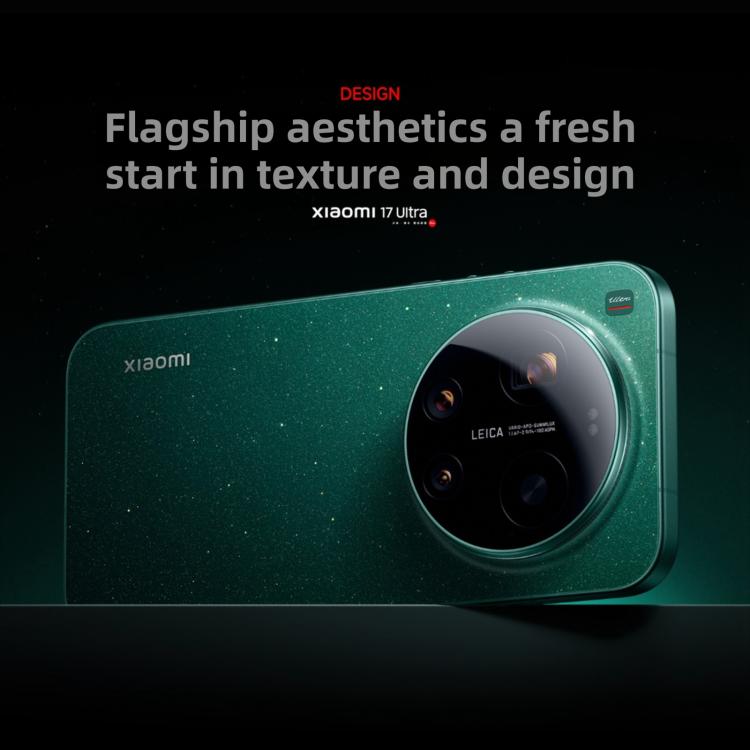 Xiaomi 17 Ultra、16GB+512GB、3D超音波指紋認証、6.9インチ Xiaomi HyperOS 3 Snapdragon 8 Elite Gen 5 オクタコア、NFC、ネットワーク：5G、16GB+512GB