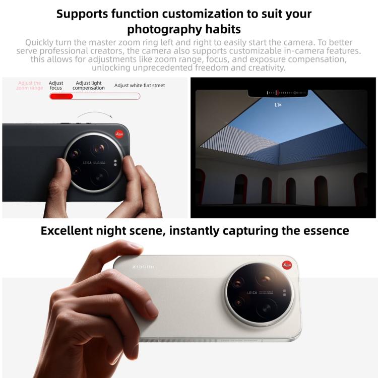 Xiaomi 17 Ultra By Leica、16GB+1TB、3D超音波指紋認証、6.9インチ Xiaomi HyperOS 3 Snapdragon 8 Elite Gen 5 オクタコア、NFC、ネットワーク：5G、By Leica、16GB+1TB
