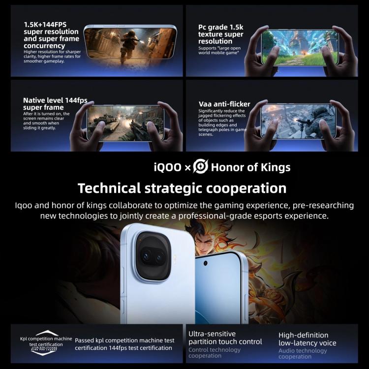 vivo iQOO Z11 Turbo、12GB+512GB、超音波3D指紋認証、6.59インチ Android 16 OriginOS 6 Snapdragon 8 Gen 5 オクタコア、OTG、NFC、ネットワーク：5G、12GB+512GB