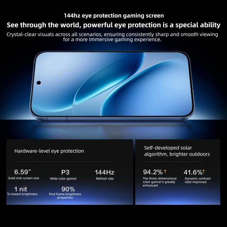 vivo iQOO Z11 Turbo、16GB+1TB、超音波3D指紋認証、6.59インチ Android 16 OriginOS 6 Snapdragon 8 Gen 5 オクタコア、OTG、NFC、ネットワーク：5G、16GB+1TB