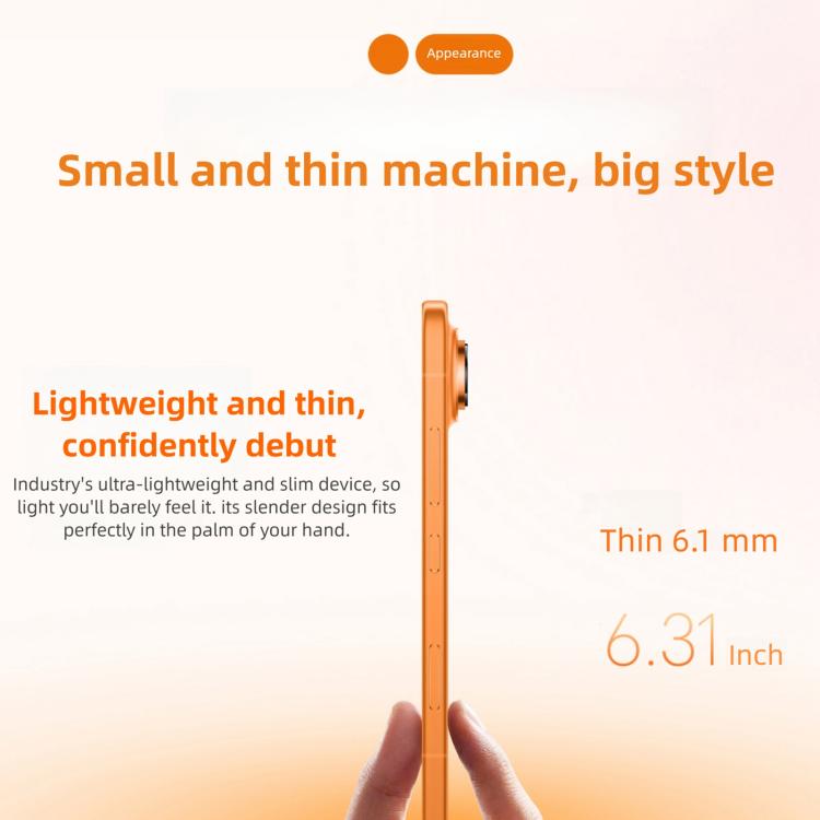 Honor Magic8 Pro Air、16GB+1TB、画面指紋認証、6.31インチ MagicOS 10.0 / Android 16 Dimensity 9500 オクタコア、ネットワーク：5G、NFC、OTG、16GB+1TB