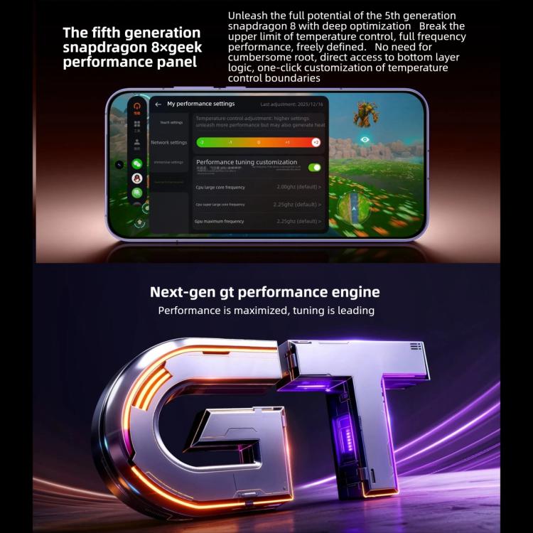 Realme Neo8、16GB+512GB、超音波画面指紋認証、6.78インチ Realme UI 7.0 Snapdragon 8 Gen 5 オクタコア、OTG、NFC、ネットワーク：5G、16GB+512GB