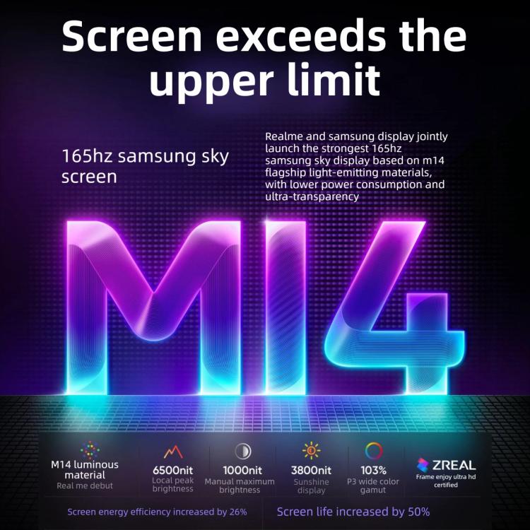Realme Neo8、16GB+512GB、超音波画面指紋認証、6.78インチ Realme UI 7.0 Snapdragon 8 Gen 5 オクタコア、OTG、NFC、ネットワーク：5G、16GB+512GB