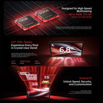 Oukitel WP300 ラギッドフォンとウォッチセット、12GB+512GB、6.8インチ Android 15 MediaTek Dimensity 7050 オクタコア、NFC、OTG、ネットワーク：5G