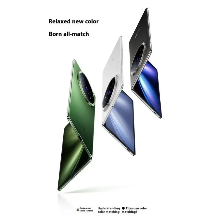 vivo X Fold5、12GB+256GB、8.03インチ + 6.53インチ Android 15 OriginOS 5 Snapdragon 8 Gen 3 オクタコア、OTG、NFC、ネットワーク：5G、12GB+256GB