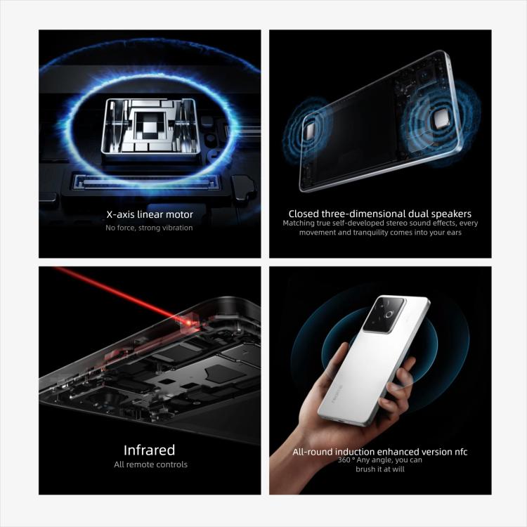 Realme GT7、12GB+256GB、6.8インチ Android 15 / Realme UI 6.0 MediaTek Dimensity 9400+ オクタコア、NFC、ネットワーク：5G、Google Play対応、12GB+256GB