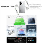 Realme Neo7 Turbo、12GB+256GB、6.8インチ Android 15 / Realme UI 6.0 MediaTek Dimensity 9400e オクタコア、NFC、ネットワーク：5G、Google Play対応、16GB+256GB