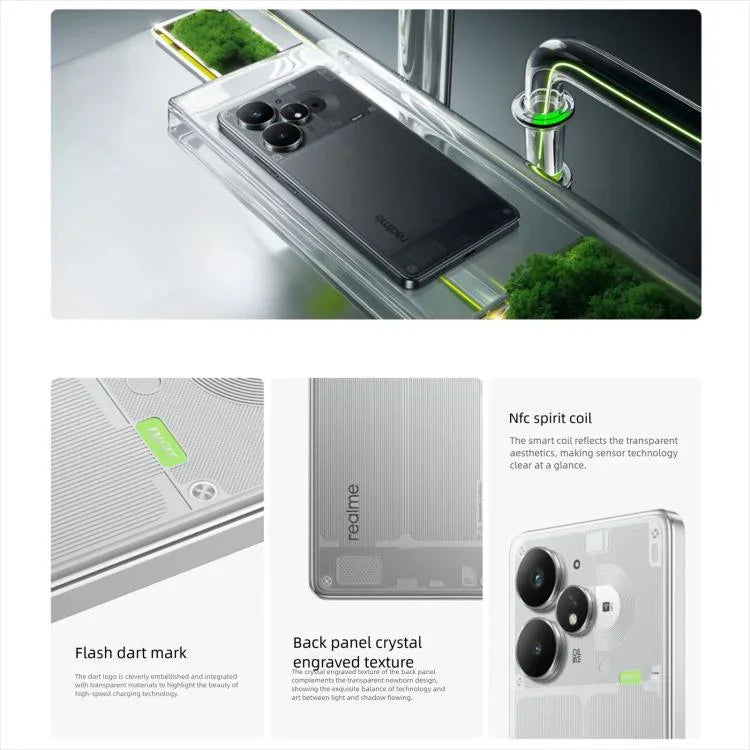 Realme Neo7 Turbo、16GB+512GB、6.8インチ Android 15 / Realme UI 6.0 MediaTek Dimensity 9400e オクタコア、NFC、ネットワーク：5G、Google Play対応、16GB+512GB