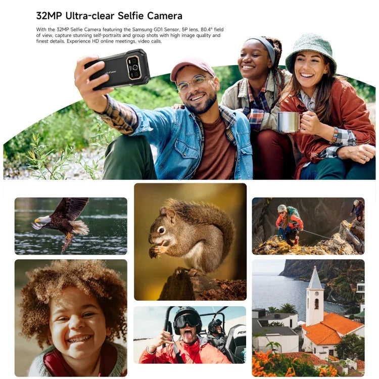Ulefone Armor 27 Pro 頑丈スマートフォン、12GB+256GB、ナイトビジョン、10600mAh、6.78インチ Android 14 MediaTek Dimensity 6300 オクタコア、ネットワーク：5G、NFC、Armor 27 Pro