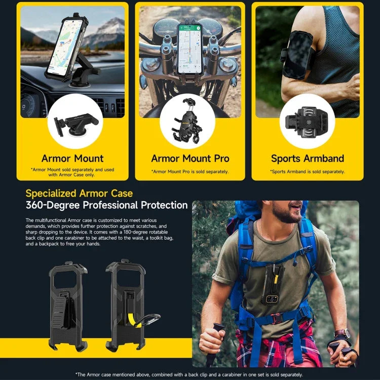 Ulefone Armor 27 Pro 頑丈スマートフォン、12GB+256GB、ナイトビジョン、10600mAh、6.78インチ Android 14 MediaTek Dimensity 6300 オクタコア、ネットワーク：5G、NFC、Armor 27 Pro