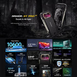 Ulefone Armor 27 Pro 頑丈スマートフォン、12GB+256GB、ナイトビジョン、10600mAh、6.78インチ Android 14 MediaTek Dimensity 6300 オクタコア、ネットワーク：5G、NFC、Armor 27 Pro